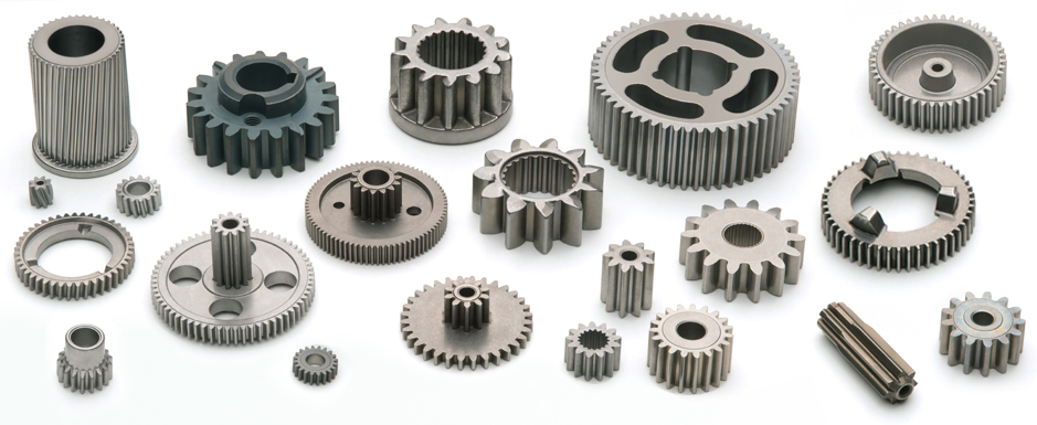 sintered structural components for gearboxes